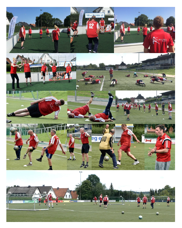 FLVW und KSB Soest haben auf der Anlage des TuS Warstein einen Aktionstag ausgerichtet um den "Sport für Ältere" zu fördern und Vereinen ein Best-Pracitce-Beispiel aufzeigen zu können. 14 Herren kamen hochmotiviert zum Herrenberg. Nach der Einkleidun